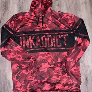InkAddict Red Camo Hoodie